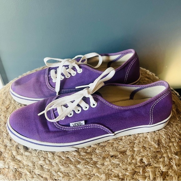 Vans Low Profile Purple Sneakers - Picture 2 of 8